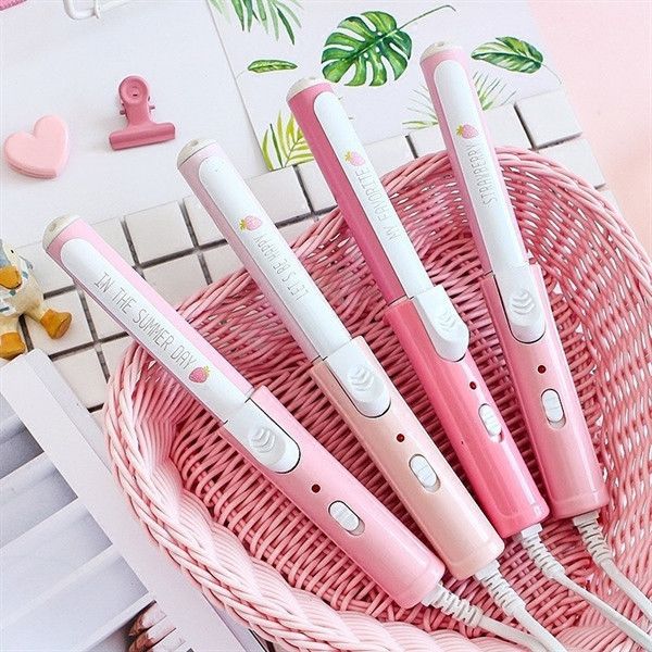 MÁY UỐN TÓC DÂU HỒNG MINI